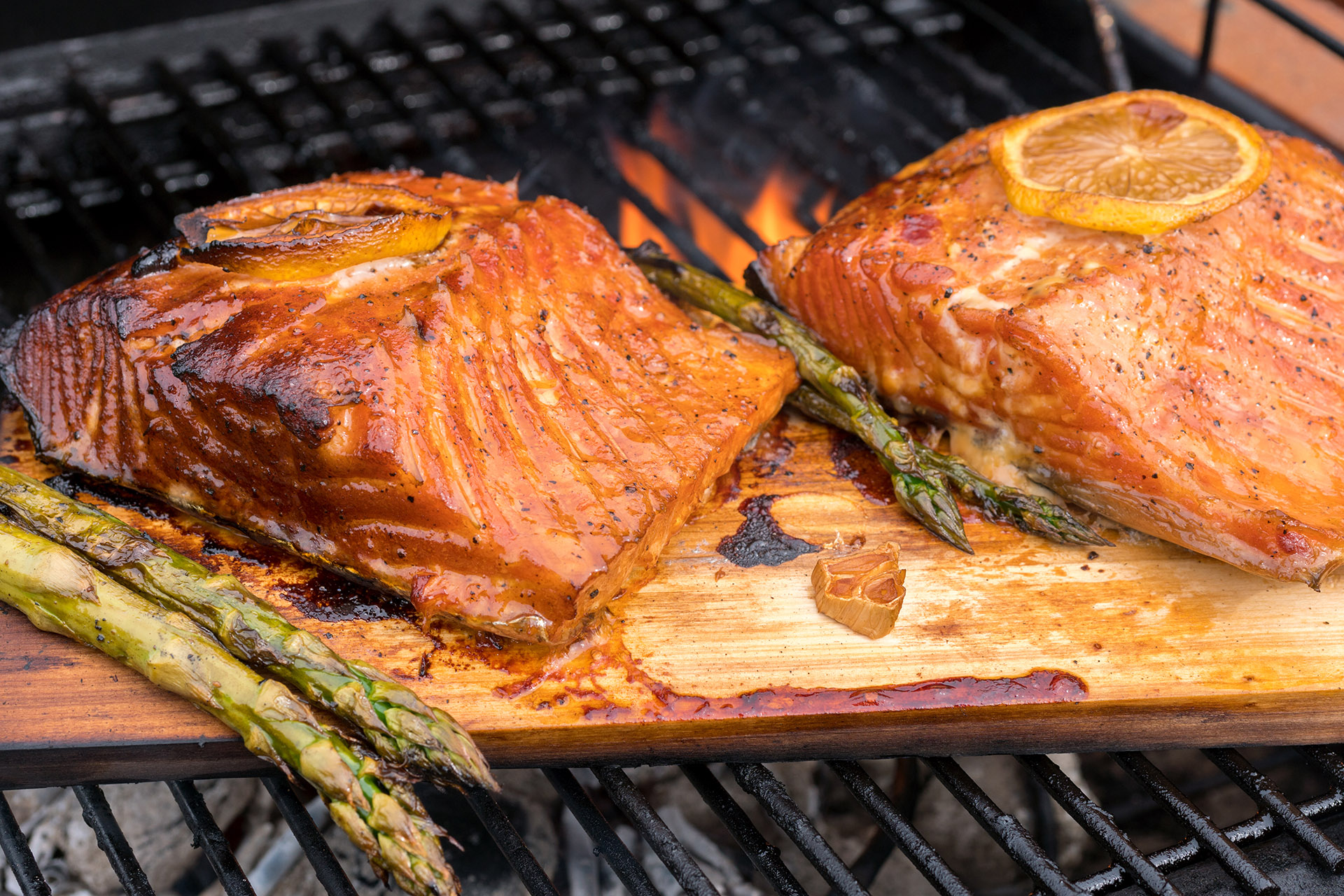 Tudi ribe lahko pripravimo na način BBQ.